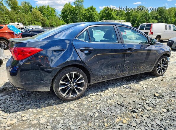 2T1BURHE5KC157744 2019 TOYOTA COROLLA Синий Задняя правая четверть