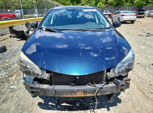2T1BURHE5KC157744 2019 TOYOTA COROLLA Синий Вид спереди