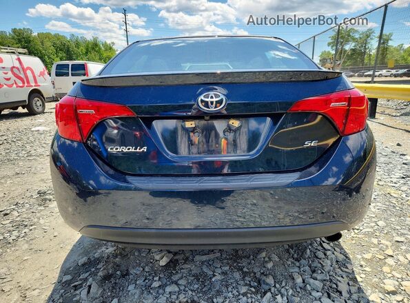 2T1BURHE5KC157744 2019 TOYOTA COROLLA Синий Вид сзади