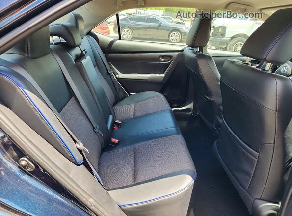 2T1BURHE5KC157744 2019 TOYOTA COROLLA Синий Вид задних сидений