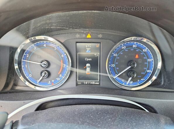 2T1BURHE5KC157744 2019 TOYOTA COROLLA Синий Вид щитка приборов