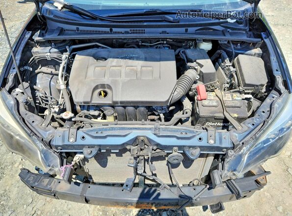 2T1BURHE5KC157744 2019 TOYOTA COROLLA Синий Вид задней части салона