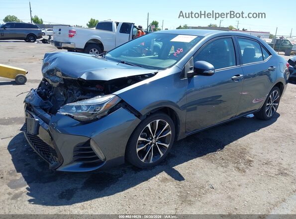 2T1BURHE5KC183194 2019 TOYOTA COROLLA Gray Przód lewy