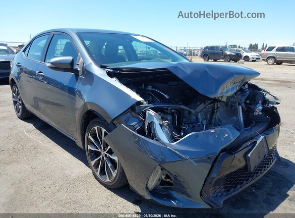 2T1BURHE5KC183194 2019 TOYOTA COROLLA Gray Widok z przodu
