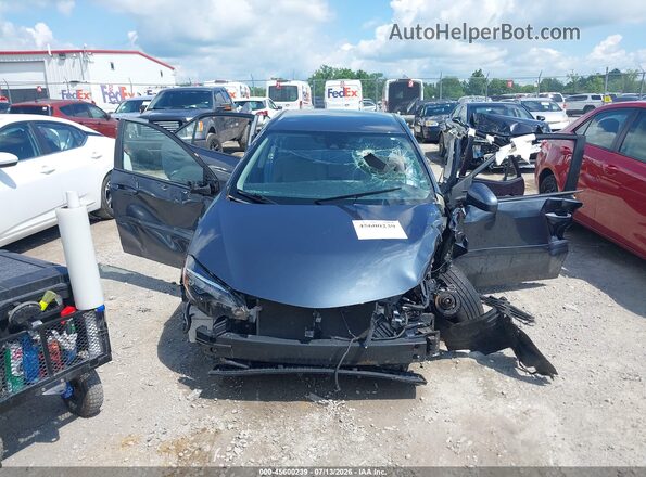 2T1BURHE5KC187472 2019 TOYOTA COROLLA Gray Вид задньої частини салону