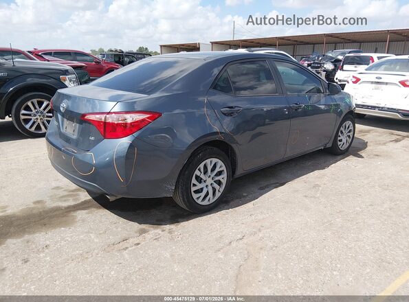 2T1BURHE5KC203783 2019 TOYOTA COROLLA Серый Задняя правая четверть