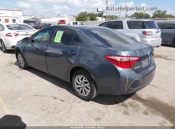 2T1BURHE5KC203783 2019 TOYOTA COROLLA Серый Задняя левая четверть