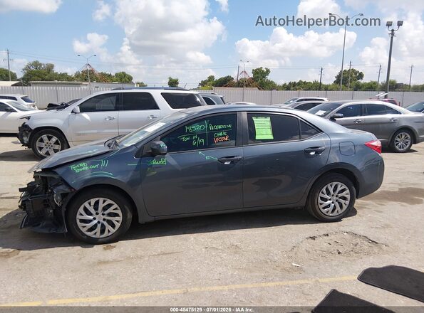 2T1BURHE5KC203783 2019 TOYOTA COROLLA Серый 