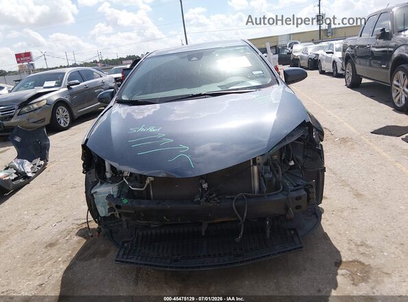 2T1BURHE5KC203783 2019 TOYOTA COROLLA Серый Вид задней части салона