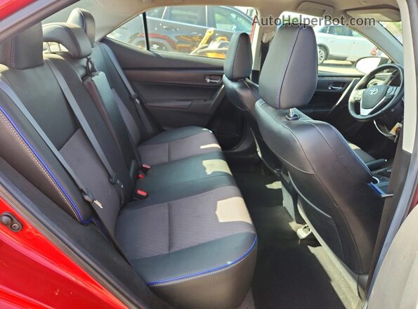 2T1BURHE5KC206246 2019 TOYOTA COROLLA Red Vista de los asientos traseros
