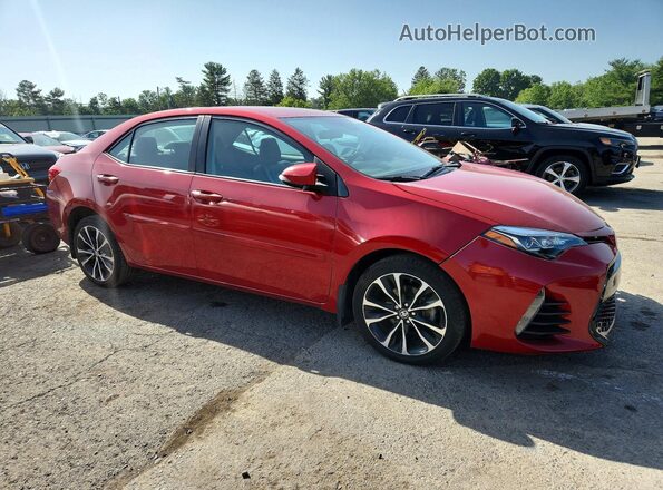 2T1BURHE5KC206246 2019 TOYOTA COROLLA Red Delantero derecho