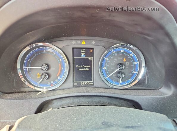 2T1BURHE5KC206246 2019 TOYOTA COROLLA Red Vista del cuadro de instrumentos