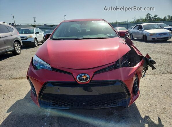 2T1BURHE5KC206246 2019 TOYOTA COROLLA Red Vista frontal
