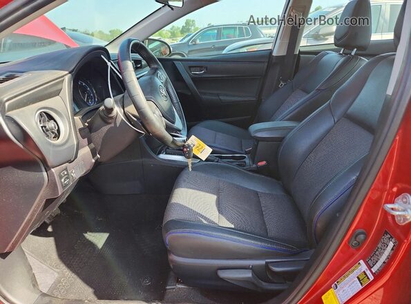 2T1BURHE5KC206246 2019 TOYOTA COROLLA Red Vista interior delantera