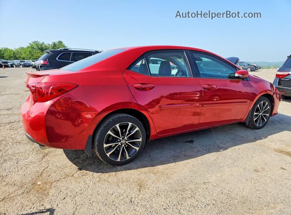2T1BURHE5KC206246 2019 TOYOTA COROLLA Red Trasero derecho