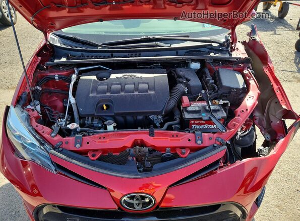 2T1BURHE5KC206246 2019 TOYOTA COROLLA Red Vista interior trasera