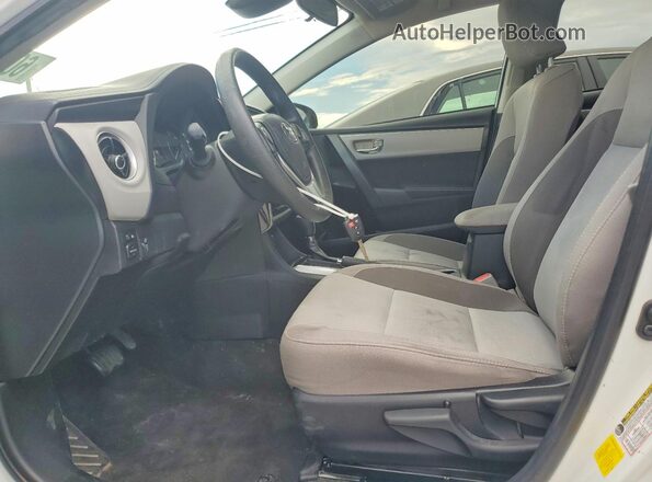 2T1BURHE5KC225475 2019 TOYOTA COROLLA White წინა სალონის ხედი