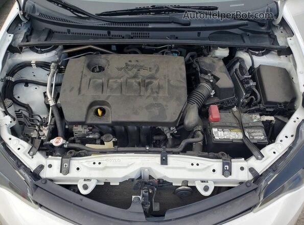 2T1BURHE5KC225475 2019 TOYOTA COROLLA White უკანა სალონის ხედი