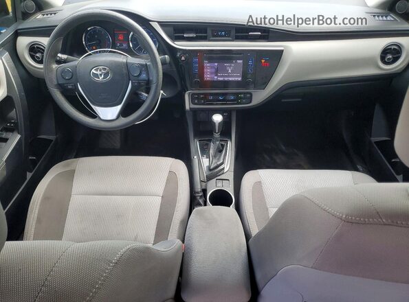 2T1BURHE5KC225475 2019 TOYOTA COROLLA White წინა პანელის ხედი