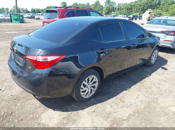 2T1BURHE5KC238131 2019 TOYOTA COROLLA Black Tył prawy