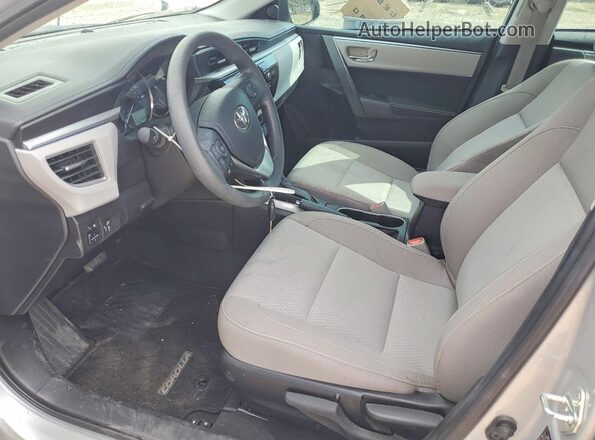 2T1BURHE6GC500178 2016 TOYOTA COROLLA Silver Vista interior delantera