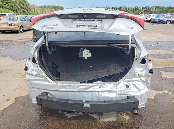 2T1BURHE6GC500178 2016 TOYOTA COROLLA Silver Vista trasera