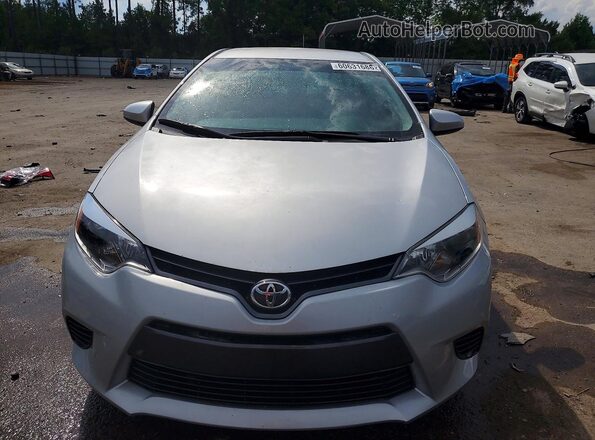 2T1BURHE6GC500178 2016 TOYOTA COROLLA Silver Vista frontal