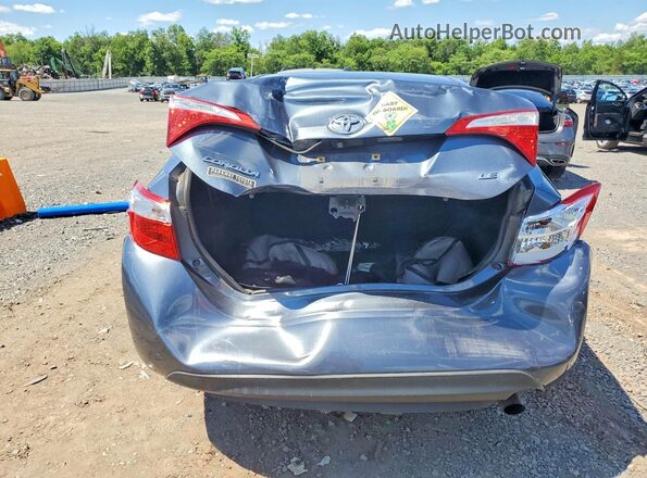 2T1BURHE6GC504697 2016 TOYOTA COROLLA Gray Widok z tyłu