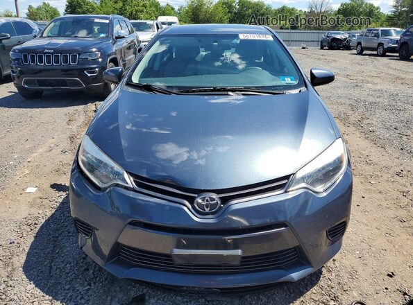 2T1BURHE6GC504697 2016 TOYOTA COROLLA Gray Widok z przodu