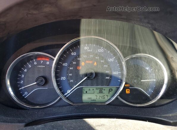2T1BURHE6GC504697 2016 TOYOTA COROLLA Gray Widok zestawu wskaźników