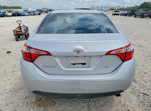 2T1BURHE6GC507969 2016 TOYOTA COROLLA Silver უკანა ხედი