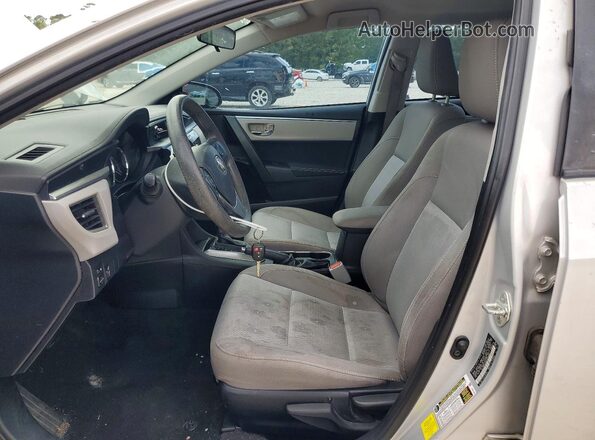 2T1BURHE6GC507969 2016 TOYOTA COROLLA Silver წინა სალონის ხედი