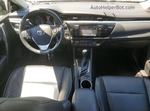 2T1BURHE6GC510239 2016 TOYOTA COROLLA Gray Вид панелі приладів