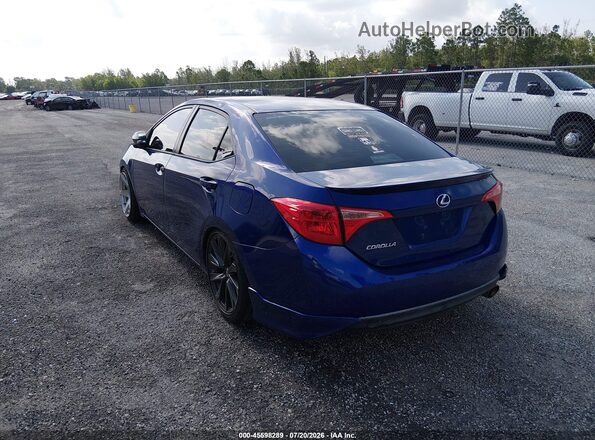 2T1BURHE6GC570411 2016 TOYOTA COROLLA Синий Задняя левая четверть
