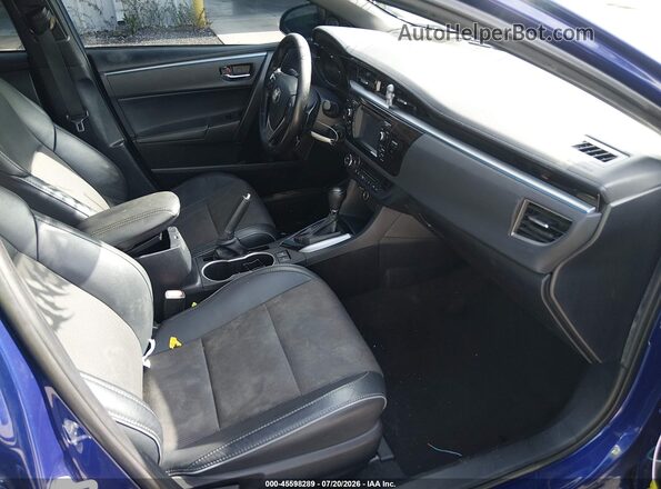 2T1BURHE6GC570411 2016 TOYOTA COROLLA Синий Вид салона спереди