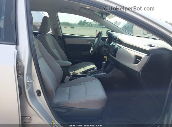 2T1BURHE6GC586205 2016 TOYOTA COROLLA Silver Vista interior delantera