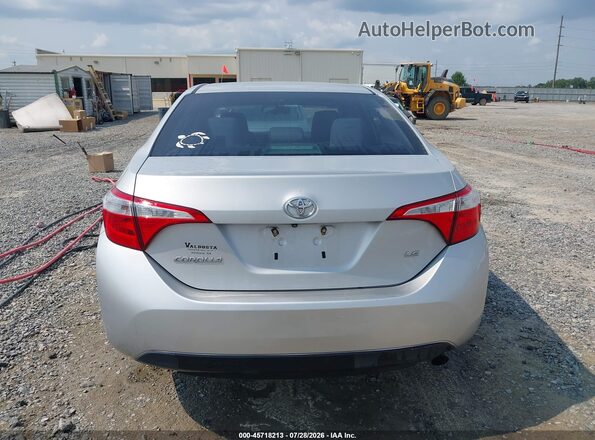 2T1BURHE6GC586205 2016 TOYOTA COROLLA Silver 