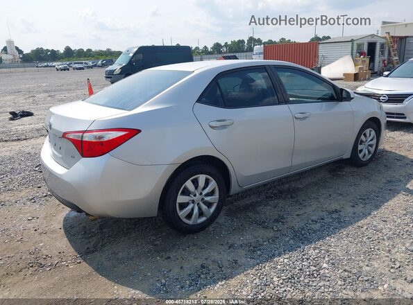 2T1BURHE6GC586205 2016 TOYOTA COROLLA Silver Trasero derecho