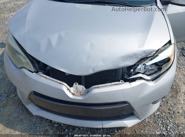 2T1BURHE6GC586205 2016 TOYOTA COROLLA Silver Vista frontal