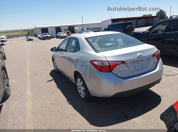 2T1BURHE6GC602838 2016 TOYOTA COROLLA Silver Trasero izquierdo