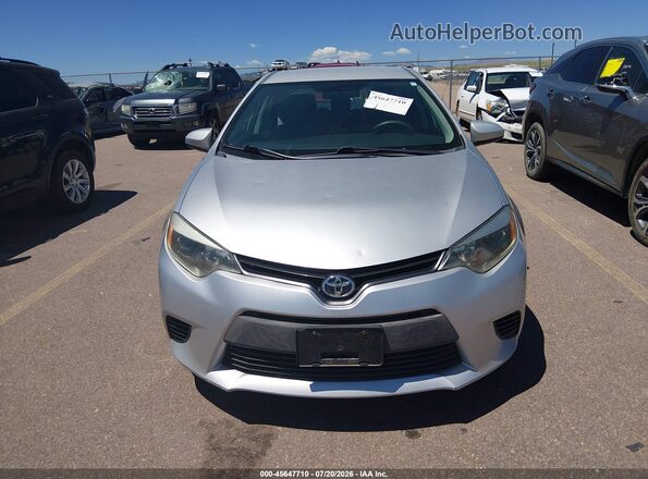 2T1BURHE6GC602838 2016 TOYOTA COROLLA Silver Vista del cuadro de instrumentos