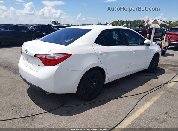 2T1BURHE6GC614021 2016 TOYOTA COROLLA White Rear right