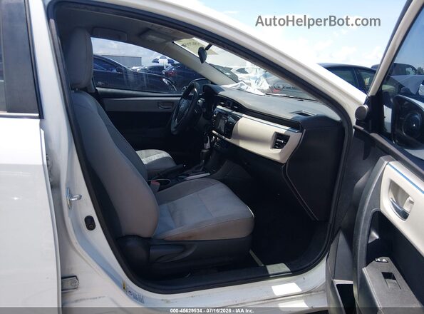 2T1BURHE6GC614021 2016 TOYOTA COROLLA White Front interior view