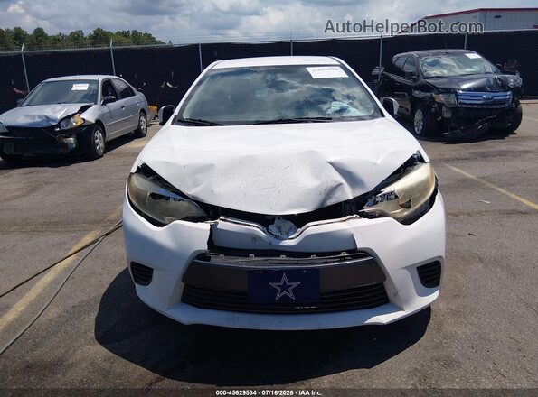 2T1BURHE6GC614021 2016 TOYOTA COROLLA White Instrument cluster view
