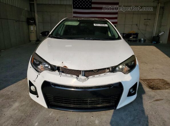 2T1BURHE6GC655958 2016 TOYOTA COROLLA White Widok z przodu