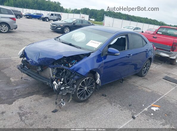 2T1BURHE6GC659783 2016 TOYOTA COROLLA Blue Front left