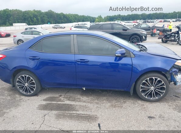 2T1BURHE6GC659783 2016 TOYOTA COROLLA Blue Rear interior view