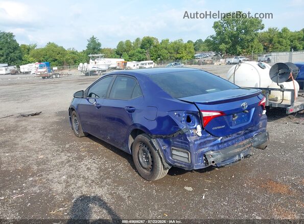 2T1BURHE6GC667351 2016 TOYOTA COROLLA Blue Trasero izquierdo