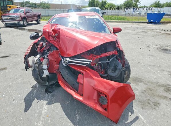 2T1BURHE6GC670606 2016 TOYOTA COROLLA Red Դիմացի տեսք