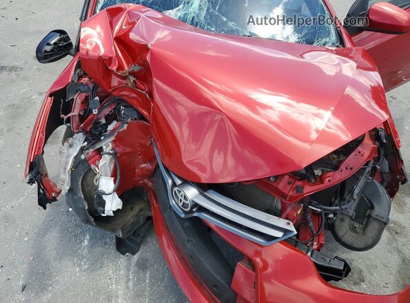2T1BURHE6GC670606 2016 TOYOTA COROLLA Red Սալոնի հետևի տեսք